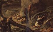 Gaspard Dughet Details of Landscape with Lightning oil painting